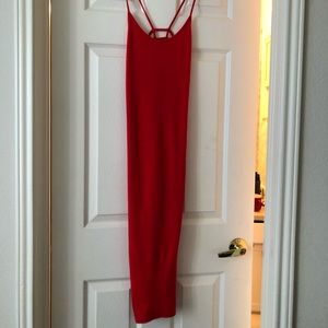 Form fitting red dress. Worn once